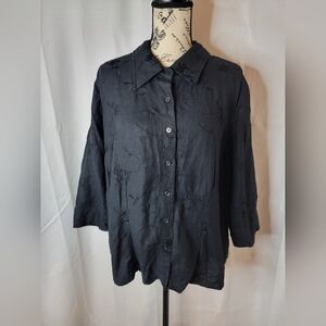 Briggs New York Button-Down Blouse